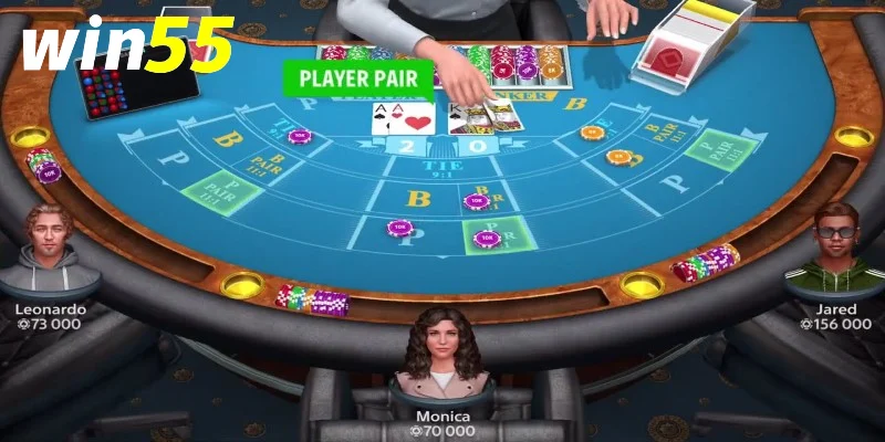 Baccarat cầu đôi Win55 – Cách nhận diện và theo dõi cầu đôi 1 Baccarat cầu đôi Win55 là gì?
